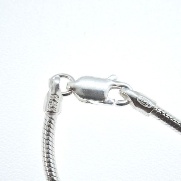 Sterling Silver 925  Cat Pendant Snake Chain 20” - Picture 5 of 9